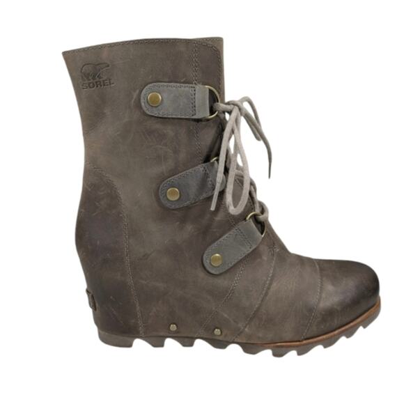 Sorel Joan of Artic Wedge Booties GUC $249 Size 9.5    S3045 - Picture 3 of 12